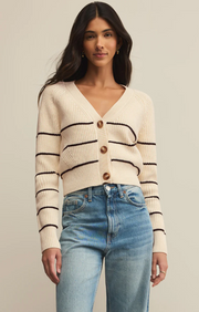 Stefi Stripe Cardigan - Seasalt