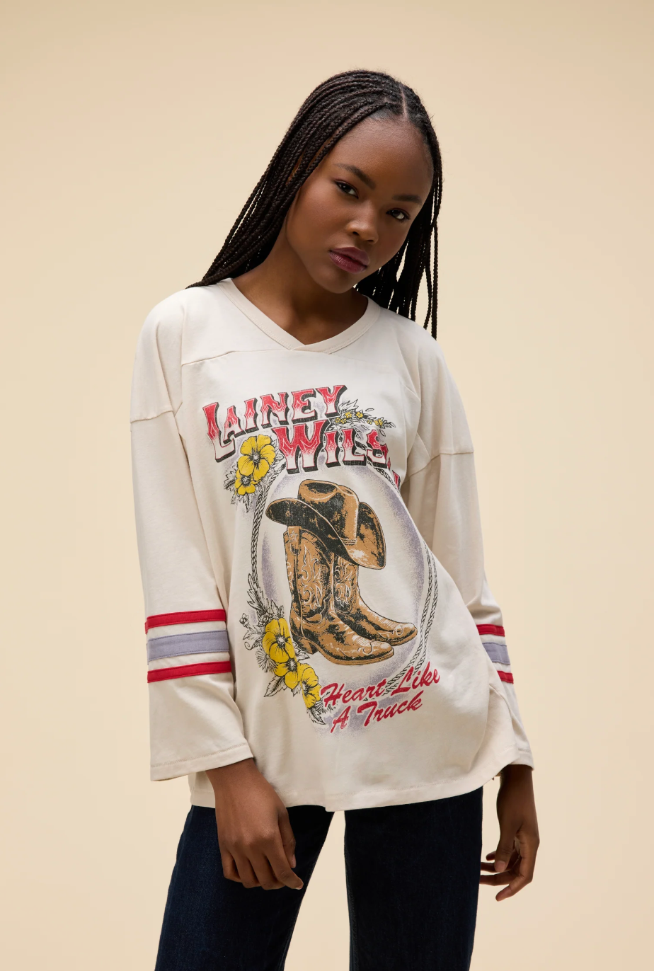 Lainey Wilson Heart Like A Truck Hockey Jersey