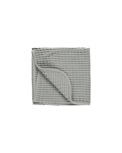Waffle Baby Blanket - Dusty Blue
