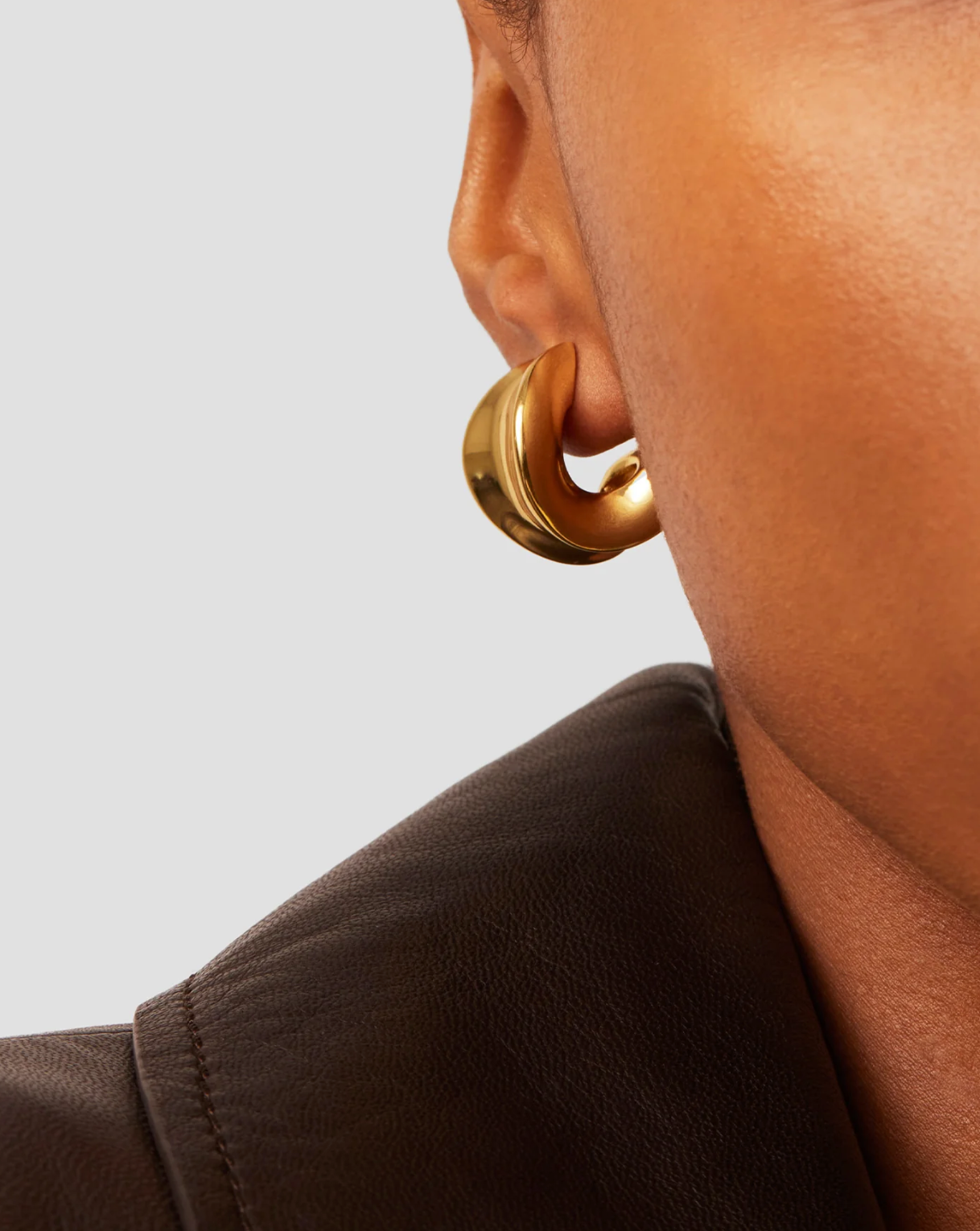 Chunky Doune Hoop - Gold
