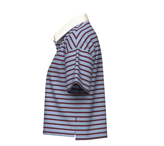 Aries Rugby Polo Allie Stripe Chambray