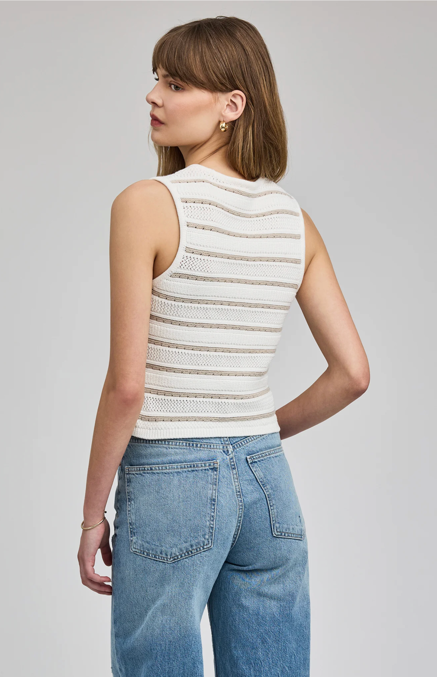 Mariana Vest - Beachwood Stripe