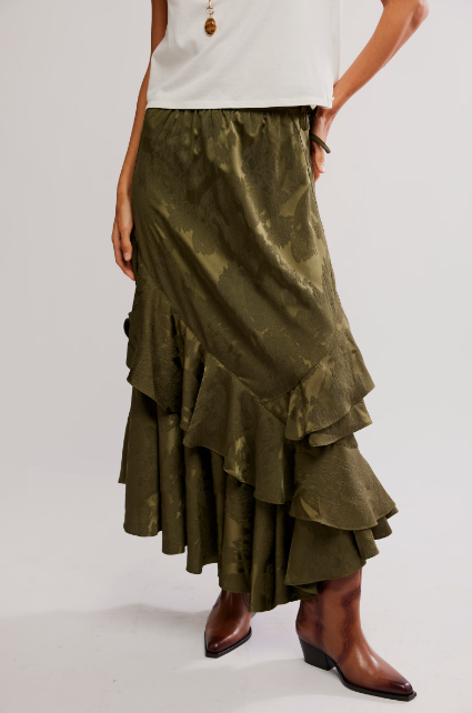 Autumn Promenade Maxi Skirt - Adventurer
