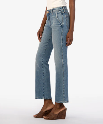 Kelsey Mid Rise Ankle Flare - Decreased