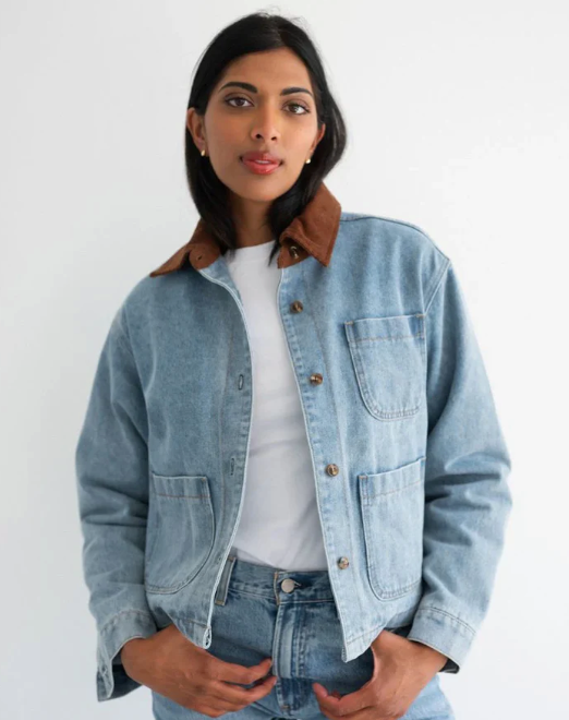 Magali Denim Jacket - Vintage Blue