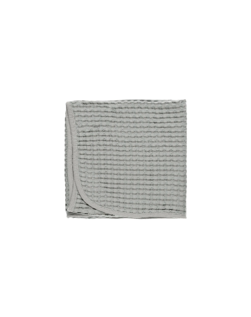Waffle Baby Blanket - Dusty Blue