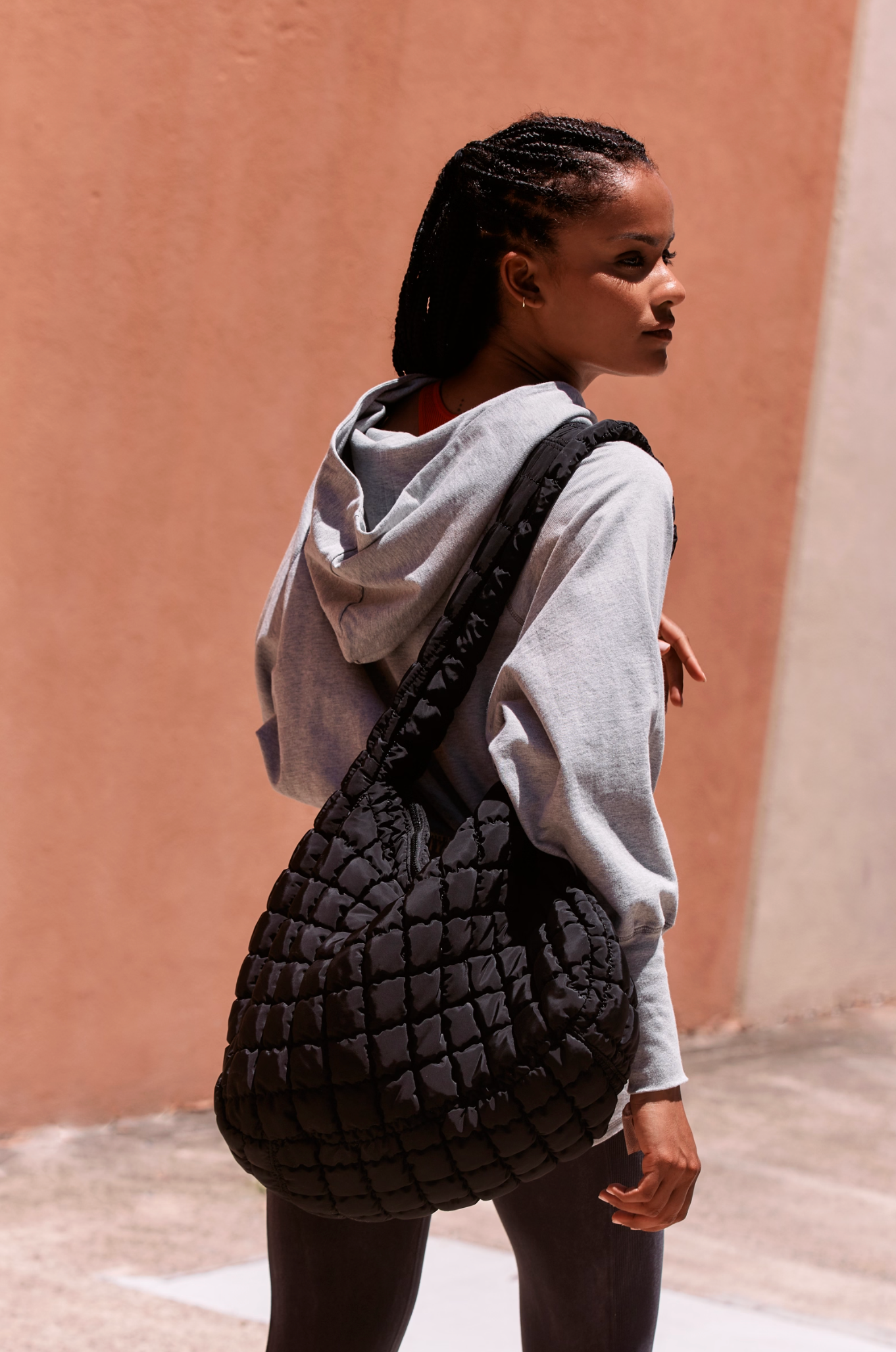 Quilted Carryall - FP Movement - Black