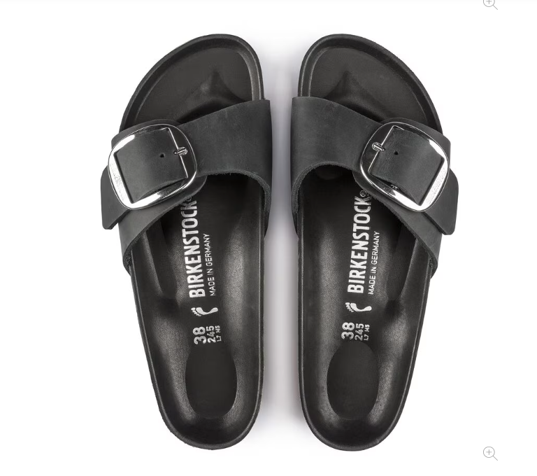 Madrid Big Buckle - Black