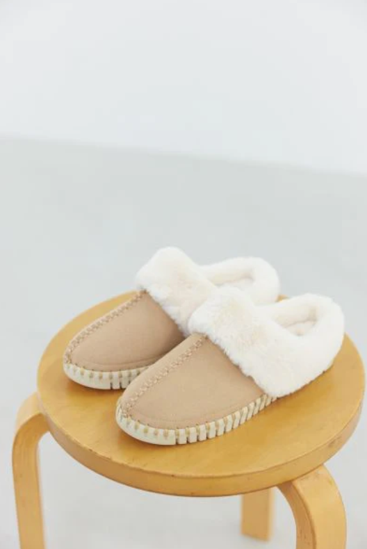 Tulip Slipper - Latte