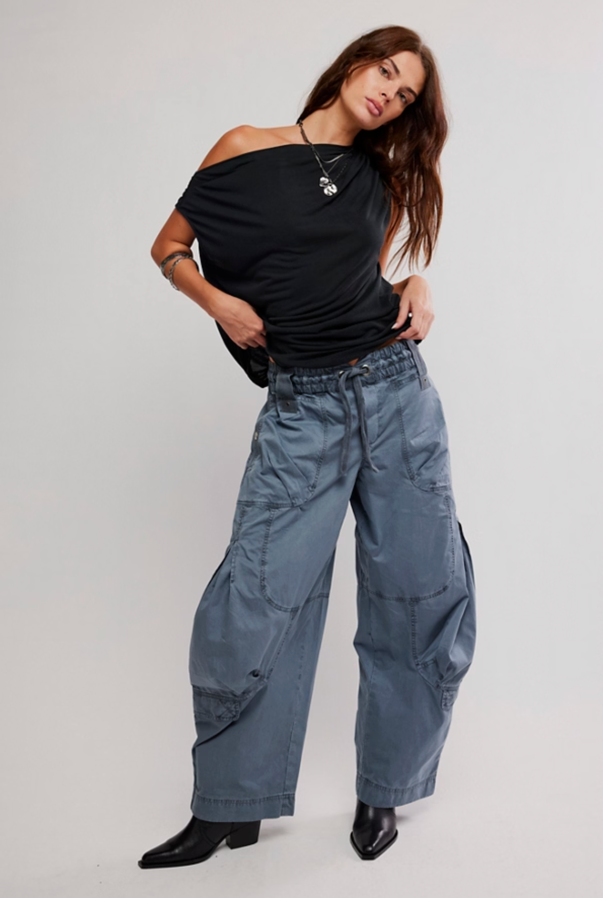 Onset Parachute Pant - Steel