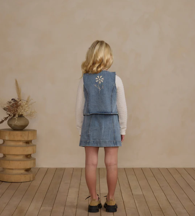 Denim Vest || Light Washed Denim
