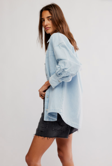 Ashley Denim Shirt- Classic Blue Wash