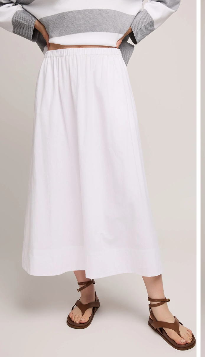 Geneva Skirt - White