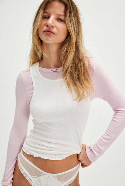 Fresh In Love Tank - Ivory
