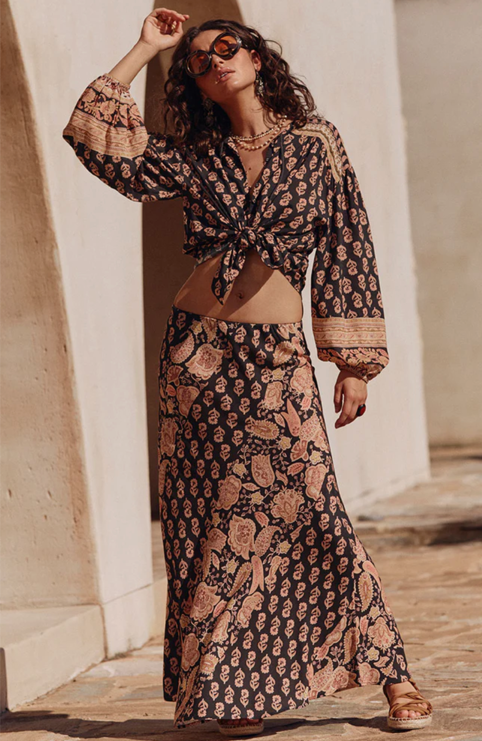 Marmont Maxi Skirt - Whiskey
