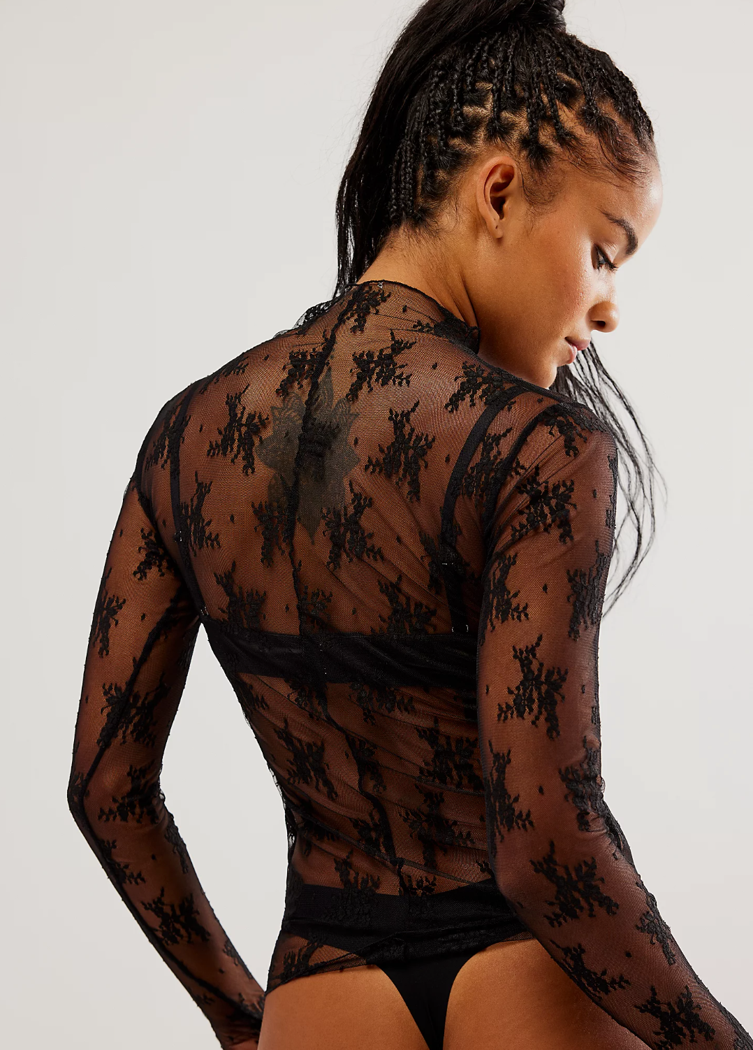 Lady Luxe Layering Top - Black