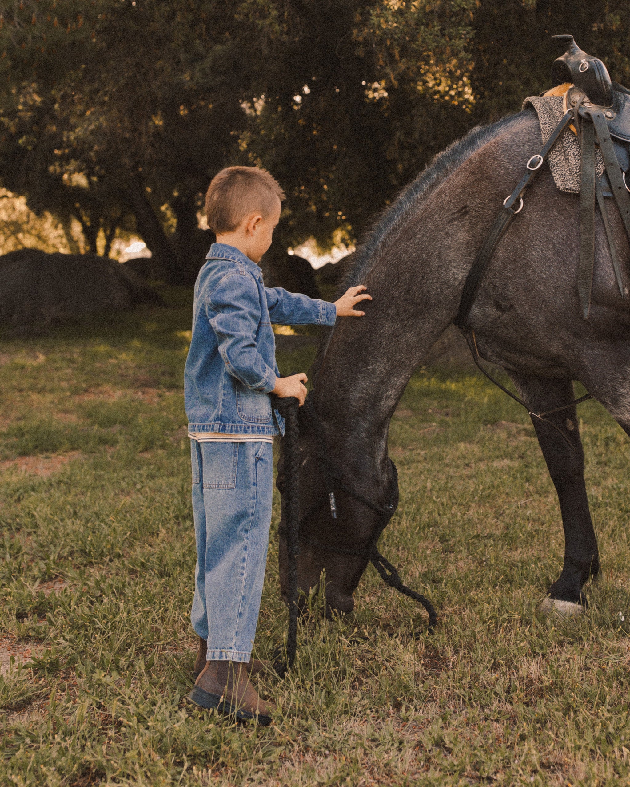 Denim Chore Coat - Indigo