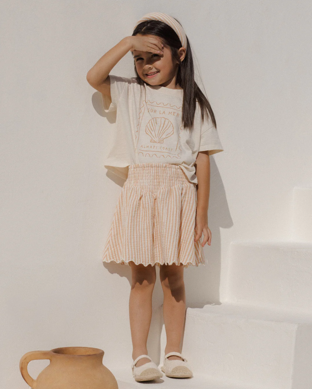 Boxy Tee - Seashell