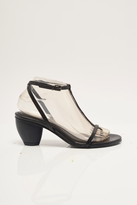 La La Land Strappy Heel - Black