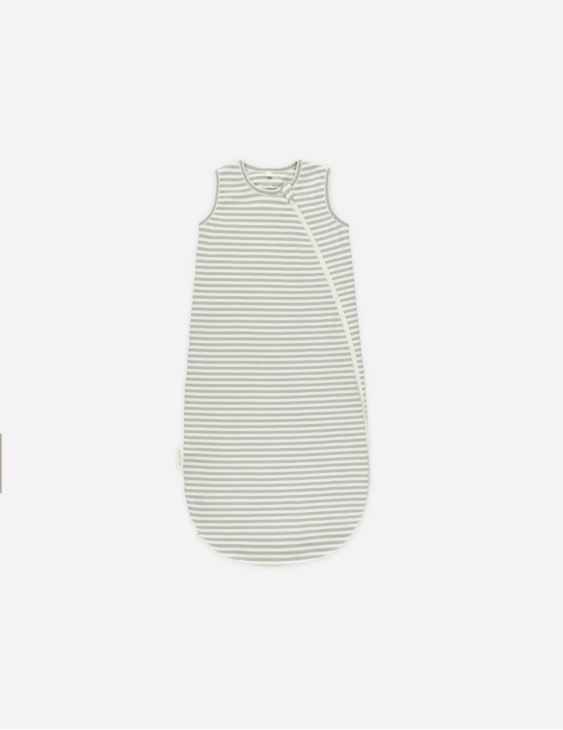 Jersey Sleep Bag || Sage Stripe
