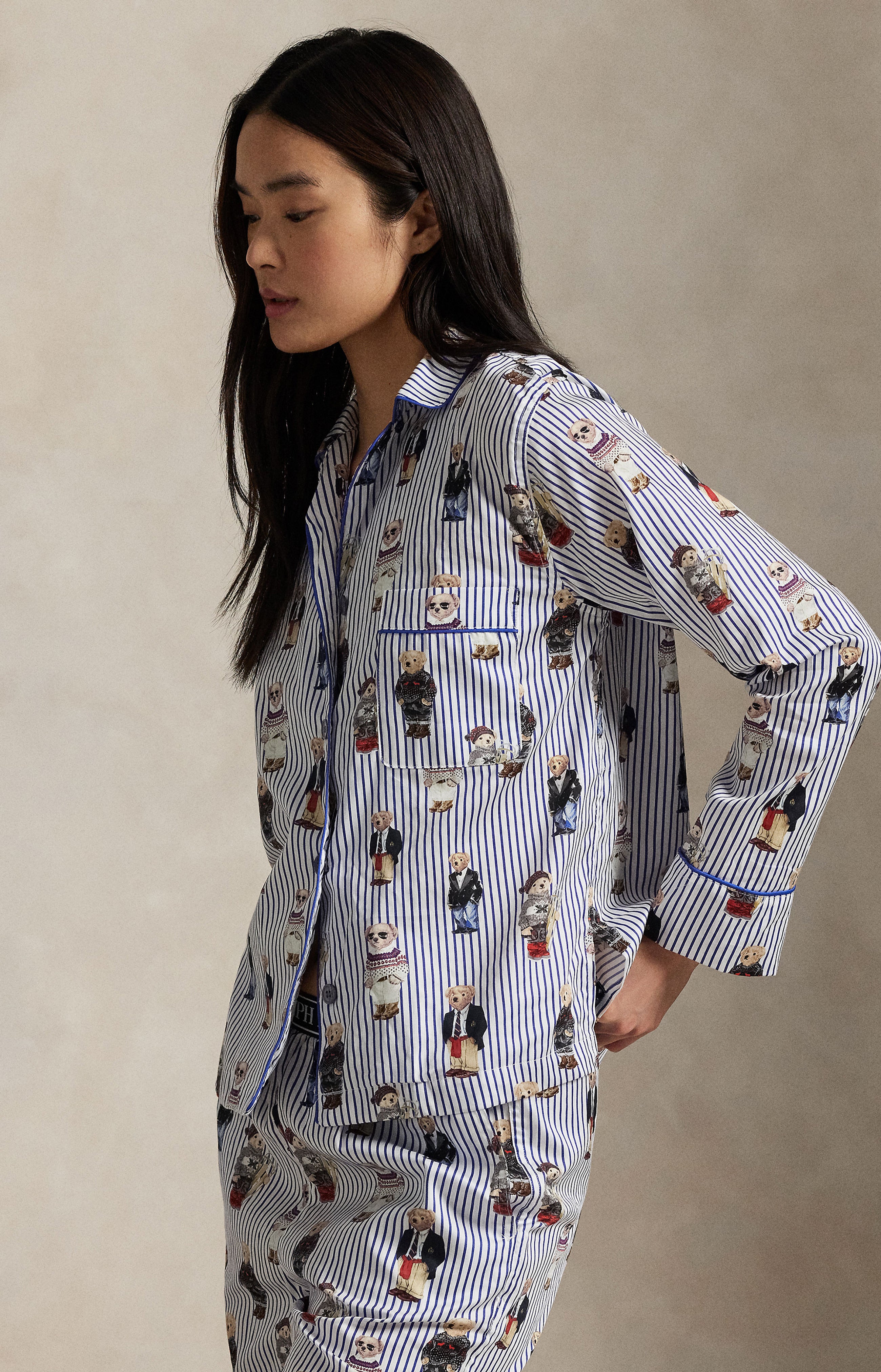 RL Madison PJ Set - Snowfall Blue
