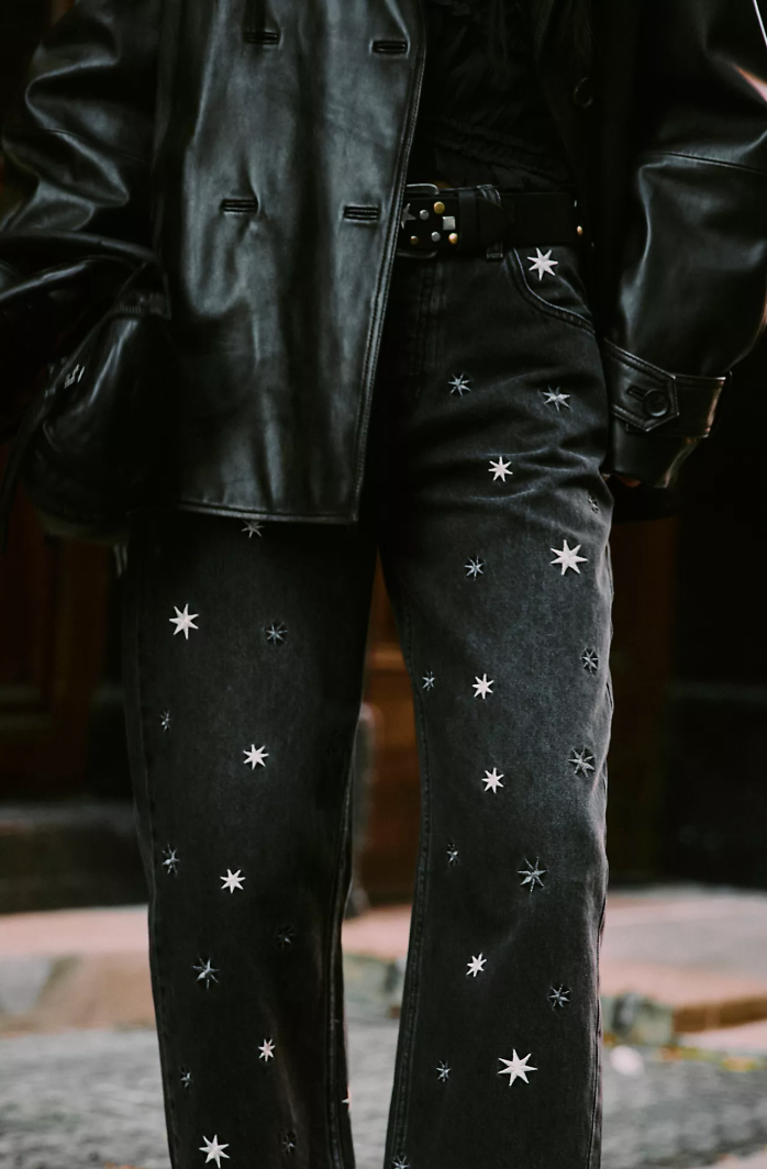 Deep Trance Shine Embroidered - Starry Night