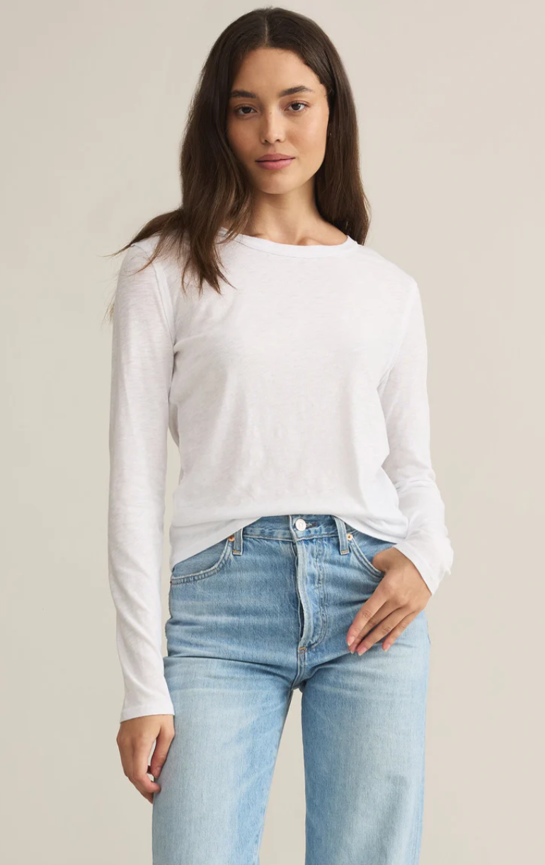 Arlet Slub Top - White