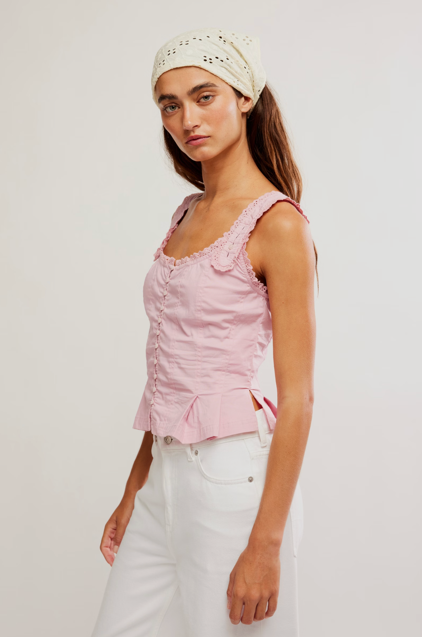 Bridgette Corset Top - Pink Nectar