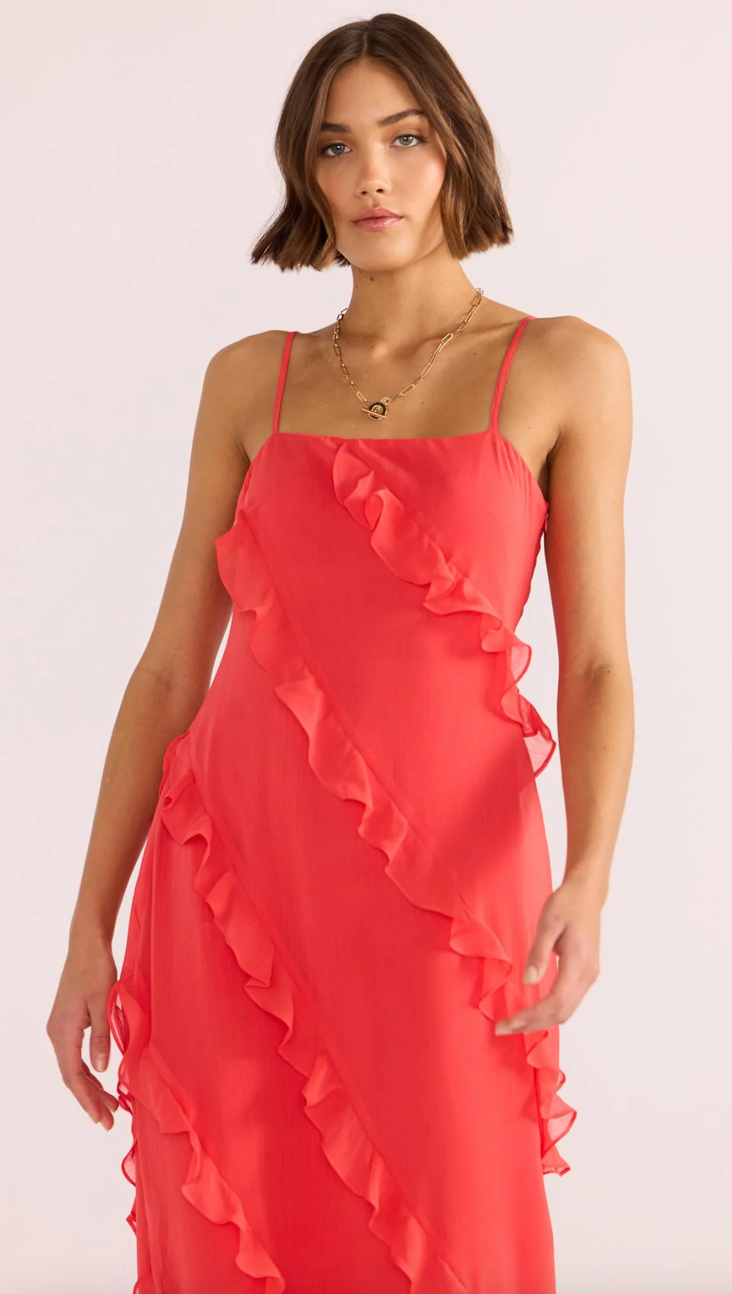 Venus Ruffle Maxi Dress
