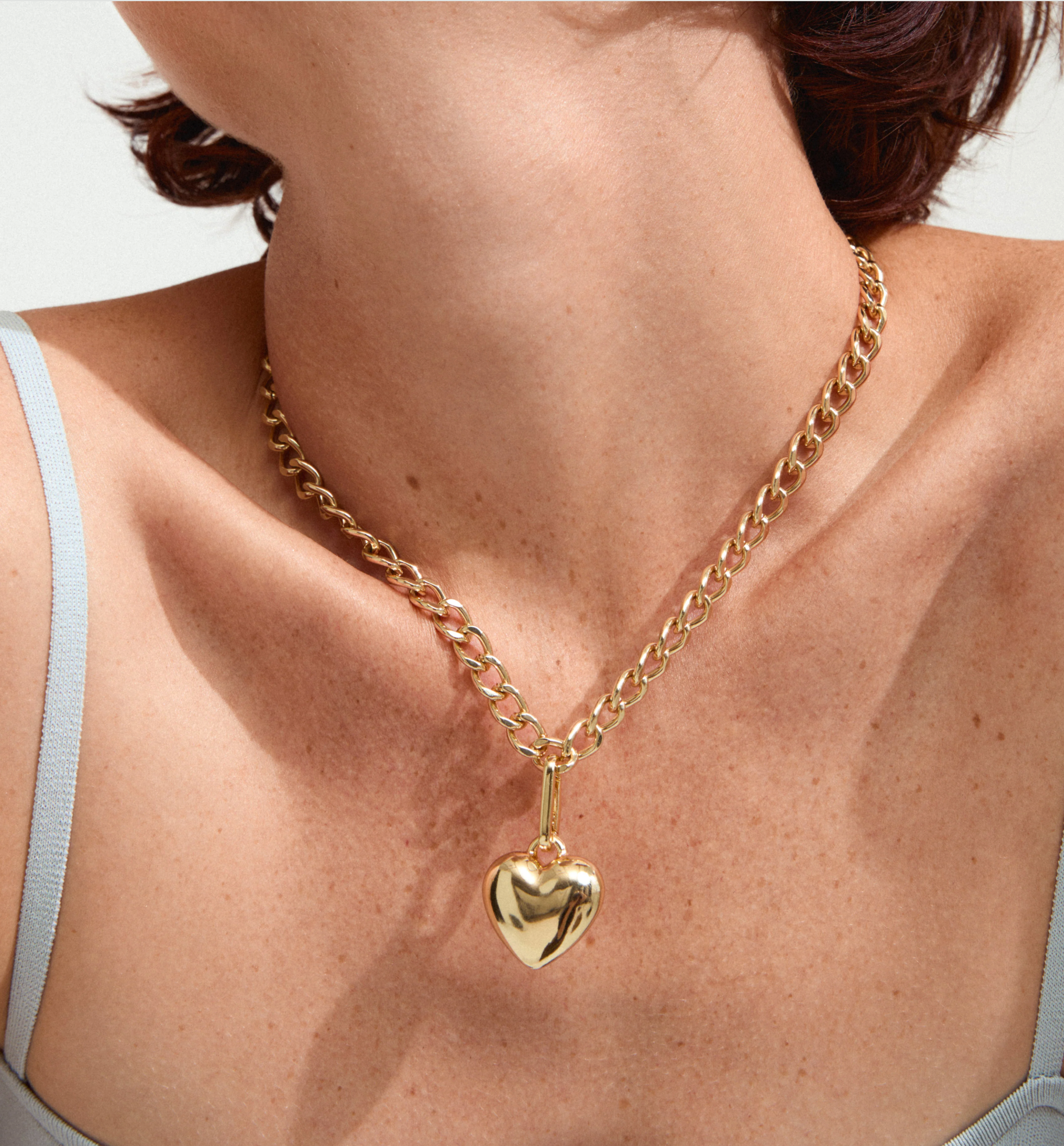 Charm Full Heart Pendant - Pilgrim
