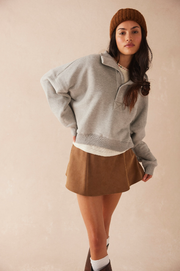 Timeless Pullover - Heather Grey