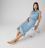 Iconic Sleeveless Dress - Wrapped in Blue