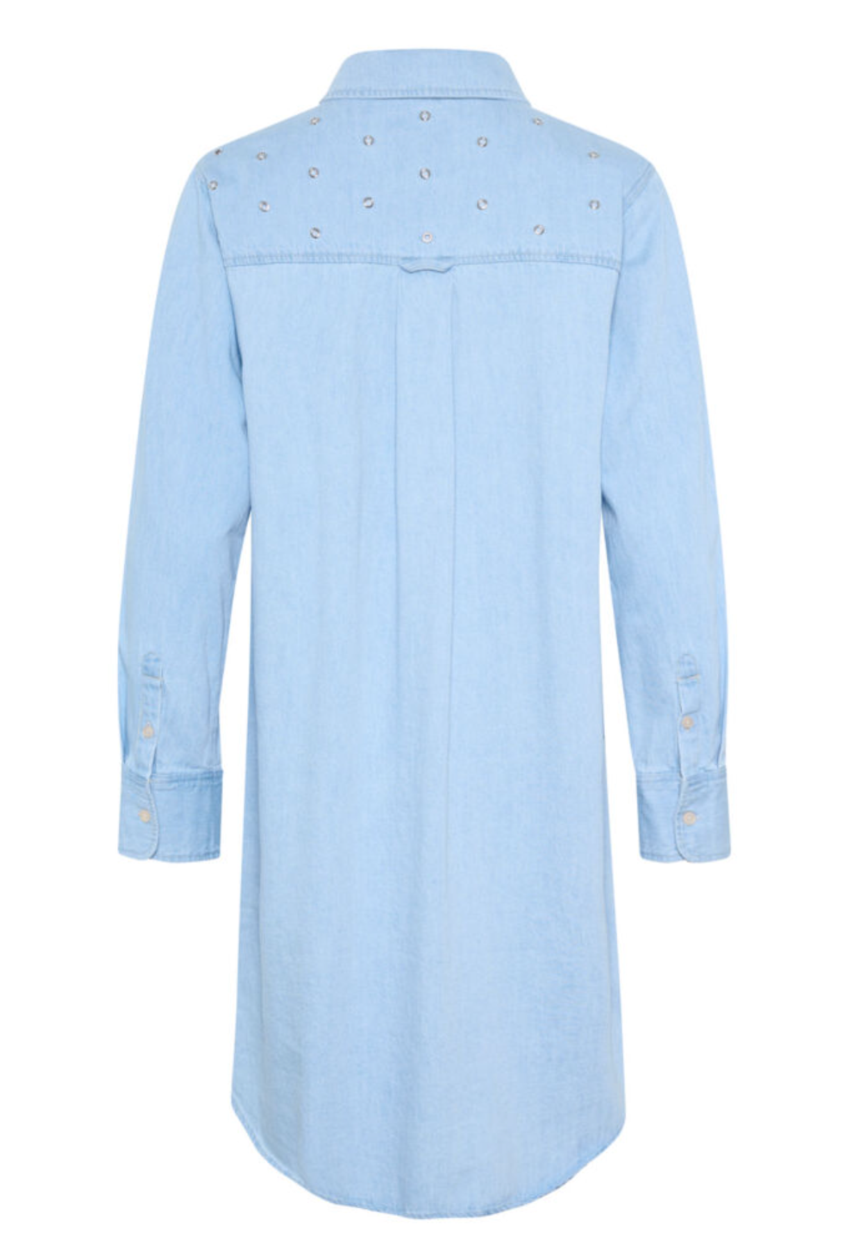 Nuria Dress - Whiteish Blue Denim