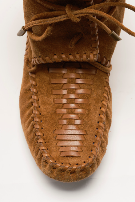 Misty Moccasin Boot - Cognac Suede