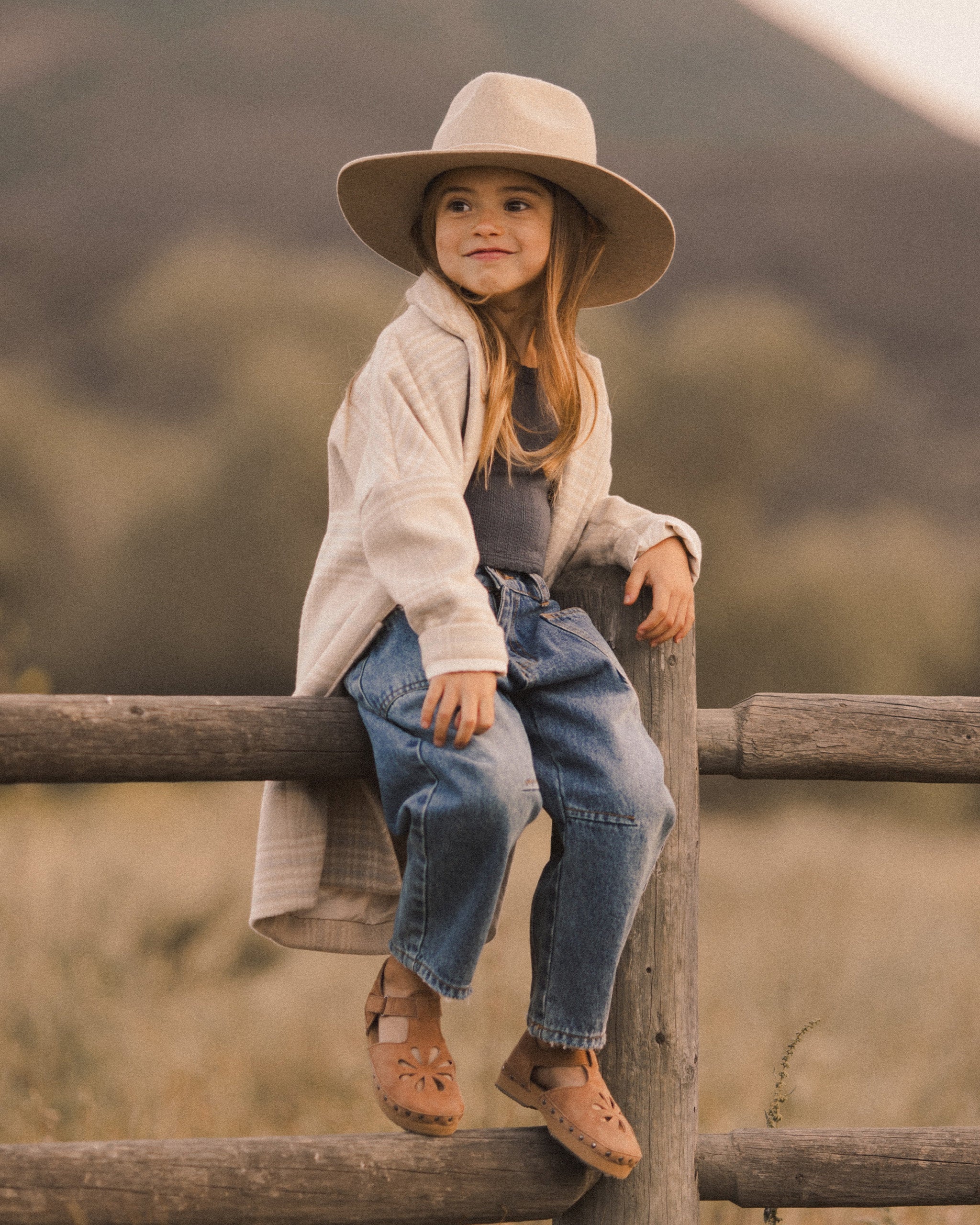 Kids Barrel Pant - Indigo