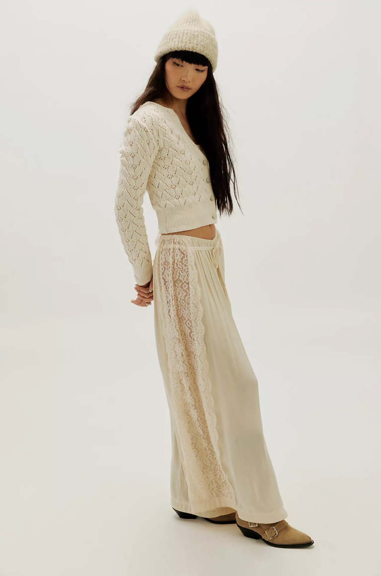 Pretty In This Pointelle - Ivory